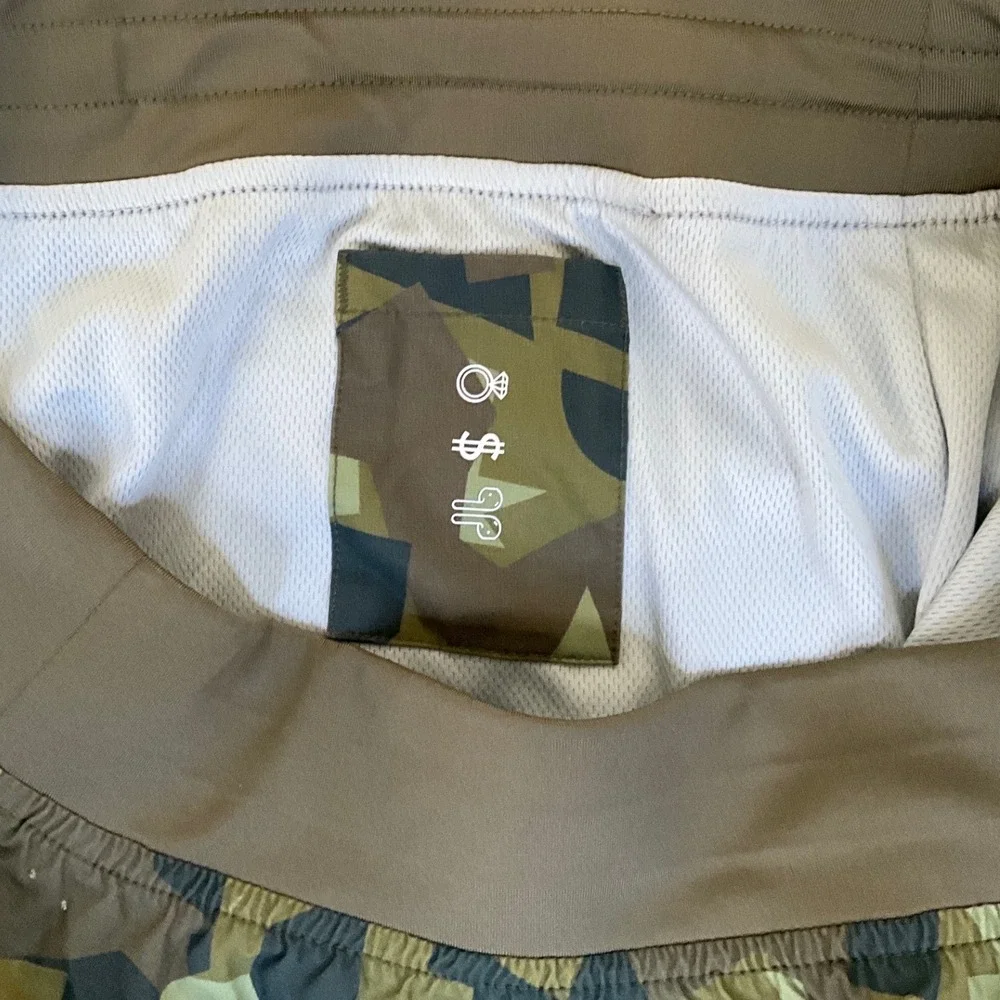 FIGS Zamora Lined Camo‎ Scrub Jogger Pants Women M Cargo Zip Pocket